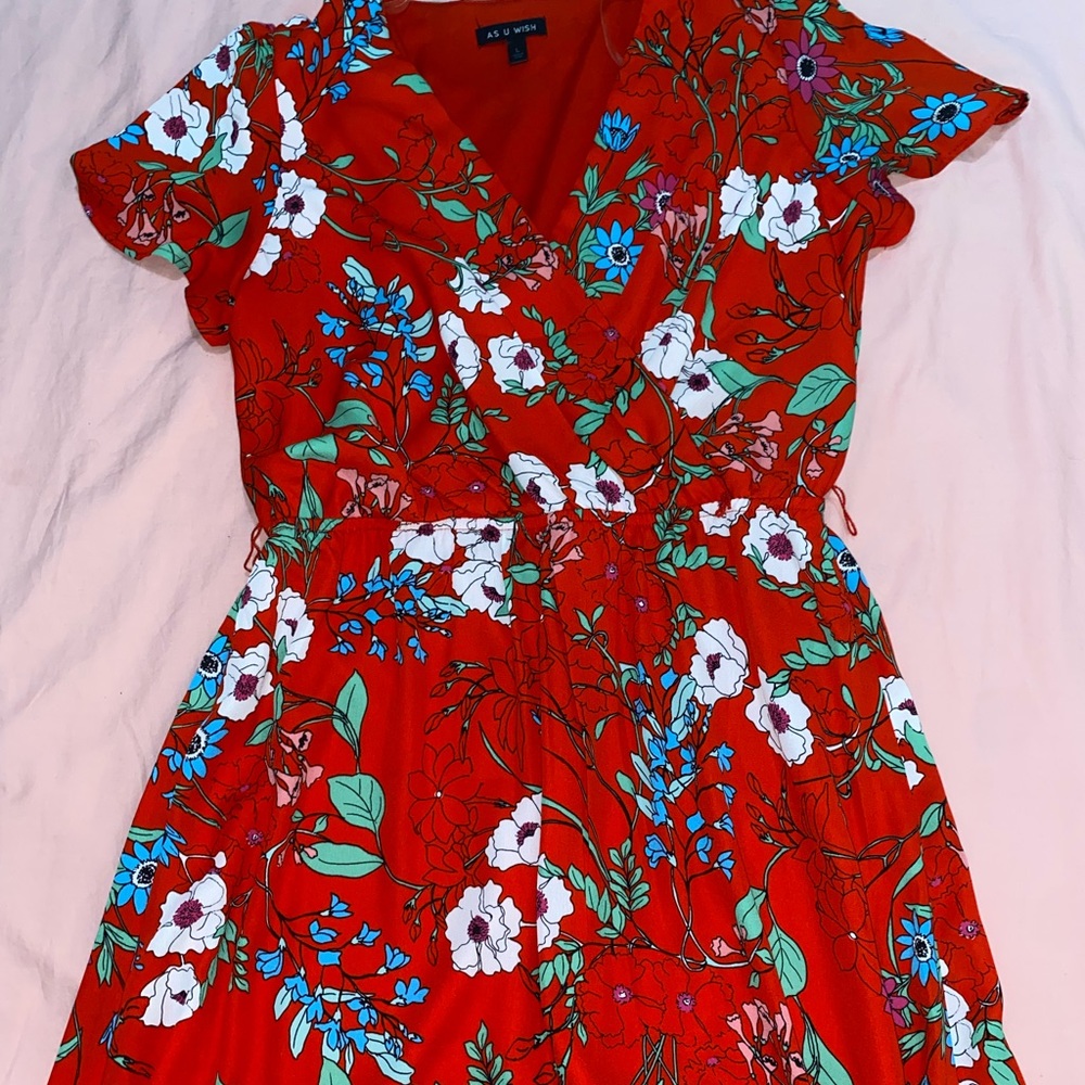 women's dress with elastic waist